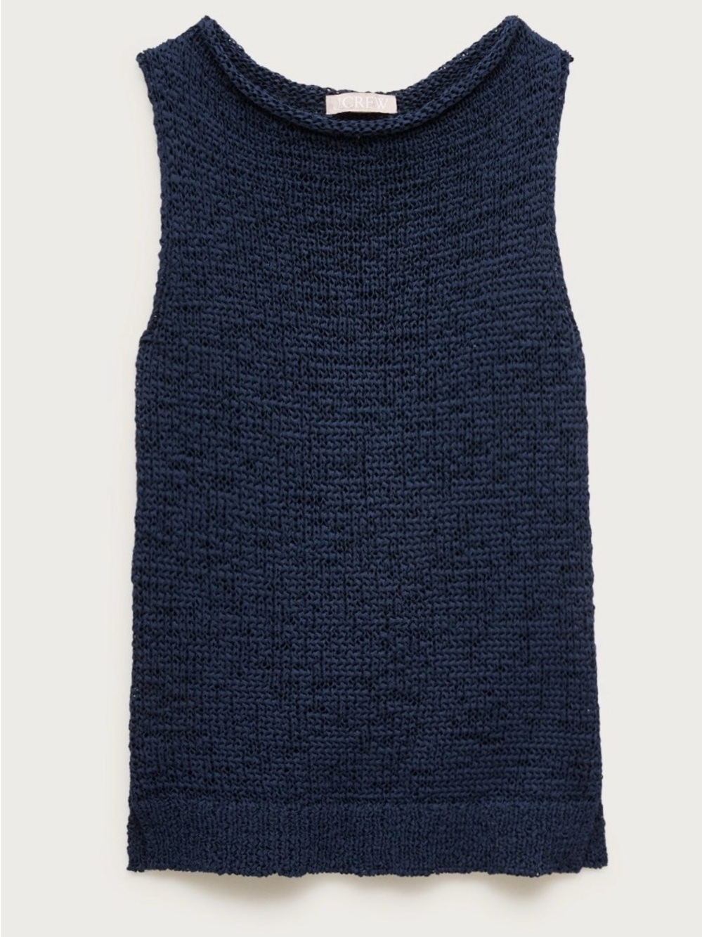 NWT J. Crew Navy Montauk Sweater Tank